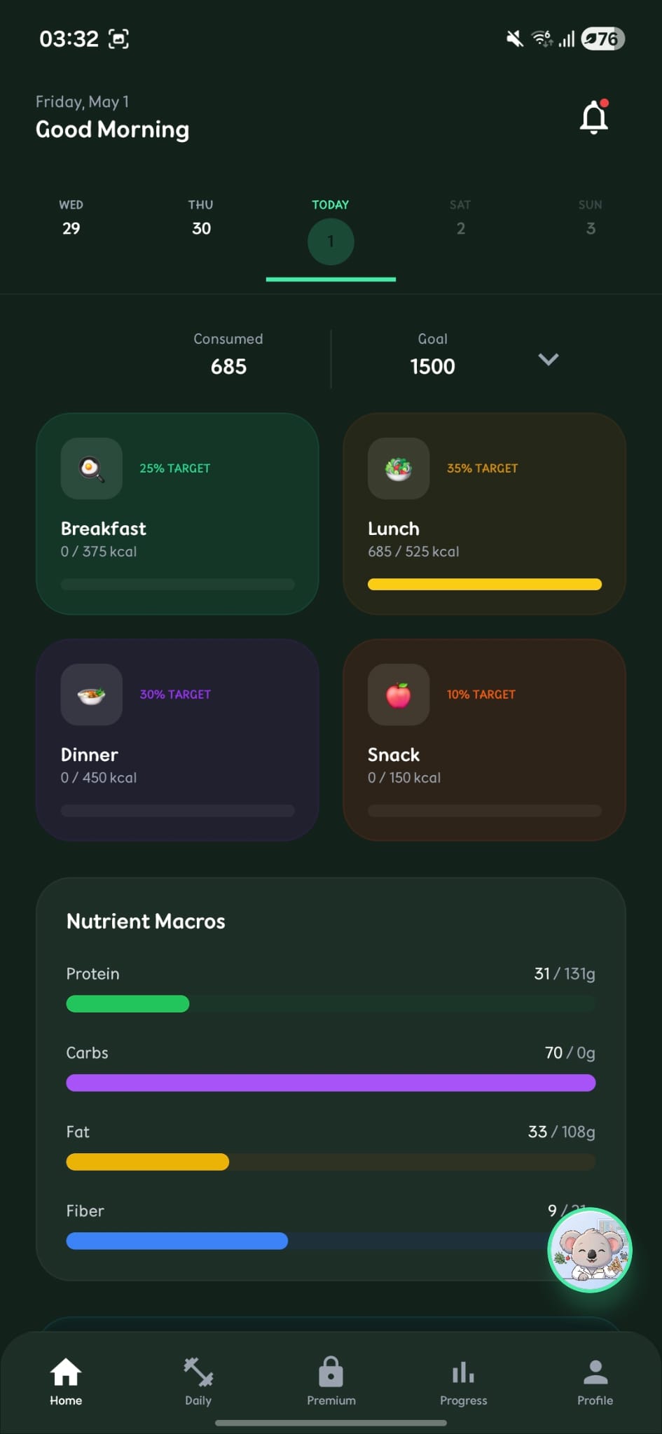 BiteGuide UI 2