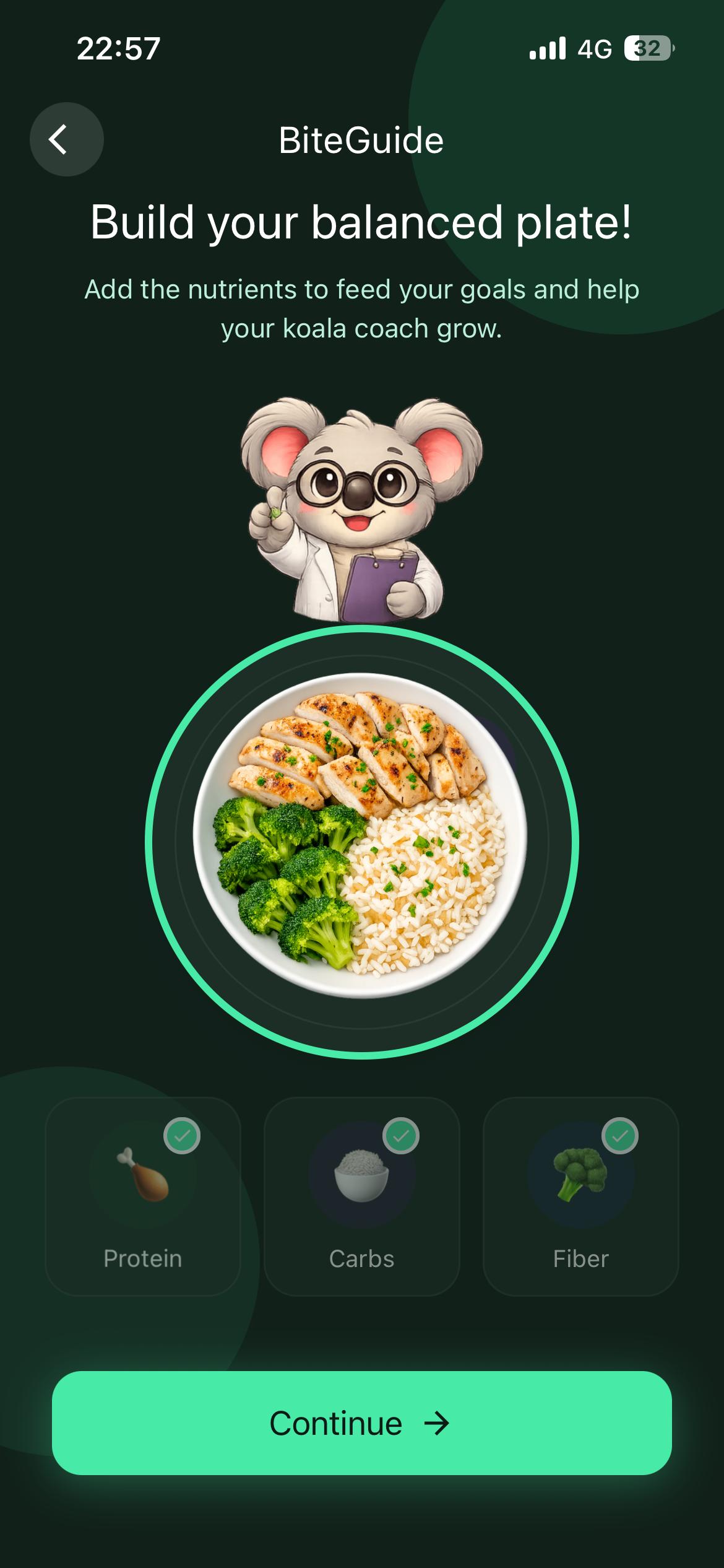 Gamified Balanced Plate Builder